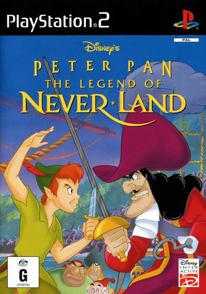 Capa do jogo Disneys Peter Pan: The Legend of Never Land