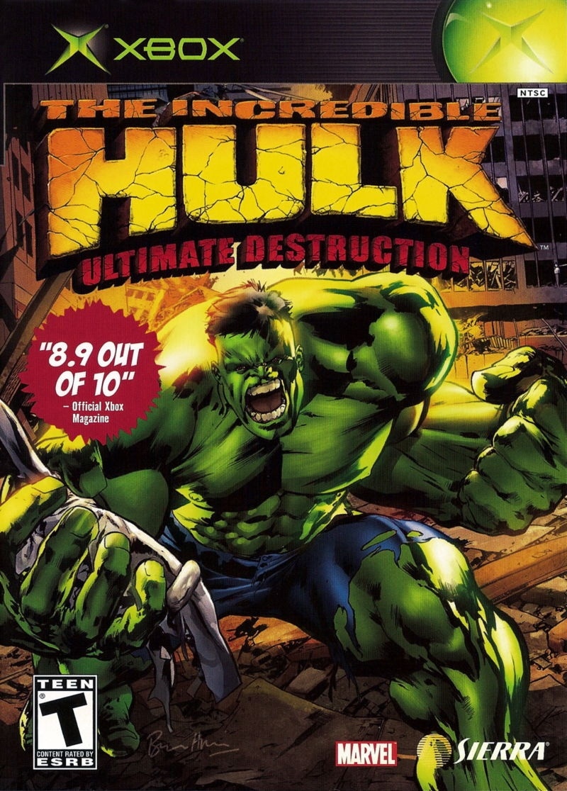 Capa do jogo The Incredible Hulk: Ultimate Destruction