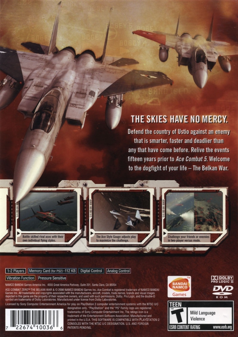 Capa do jogo Ace Combat Zero: The Belkan War