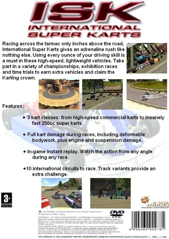 Capa do jogo International Super Karts