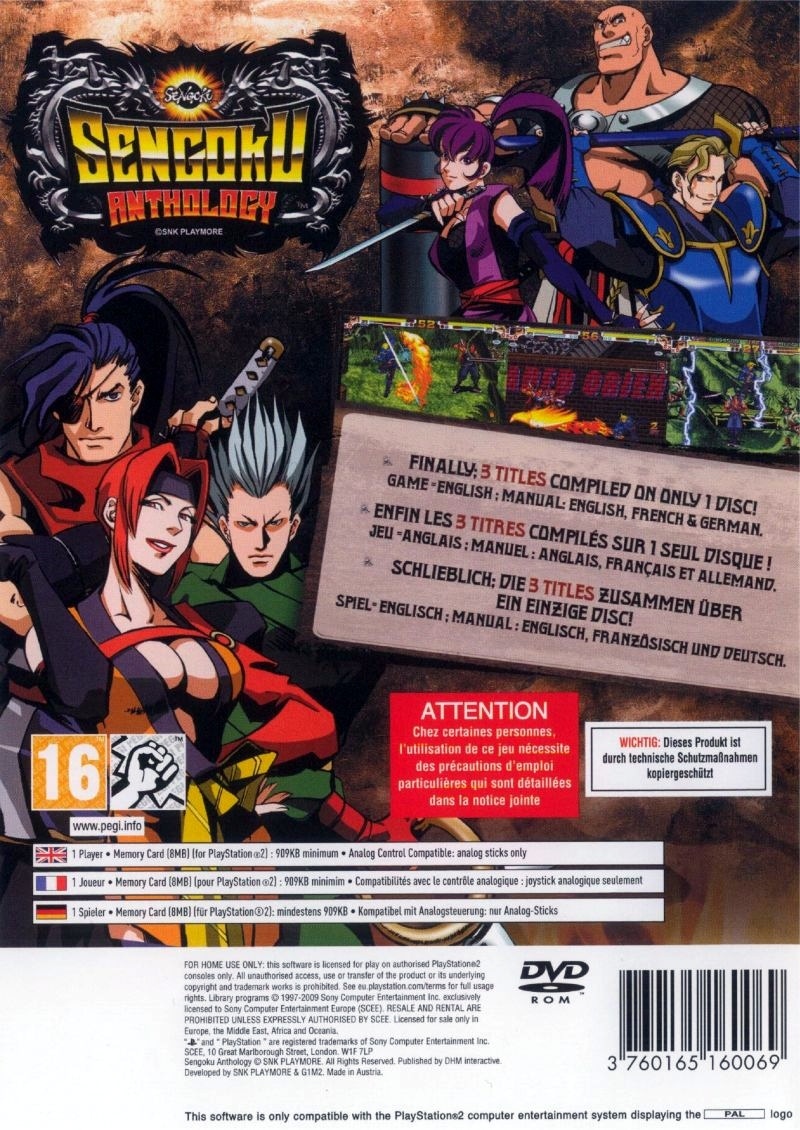 Capa do jogo Sengoku: Anthology