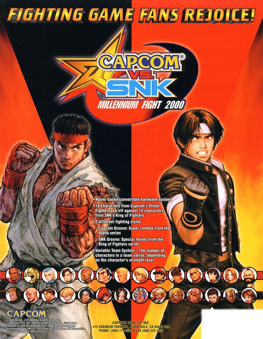 Capa do jogo Capcom vs. SNK