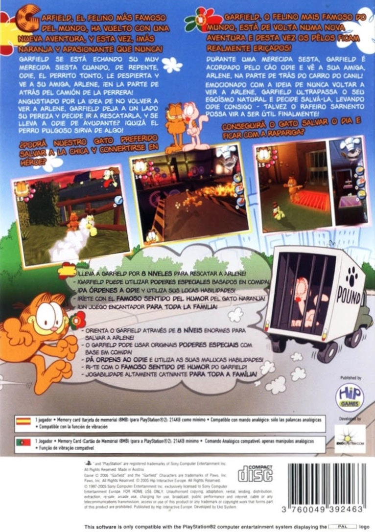 Capa do jogo Garfield: Saving Arlene