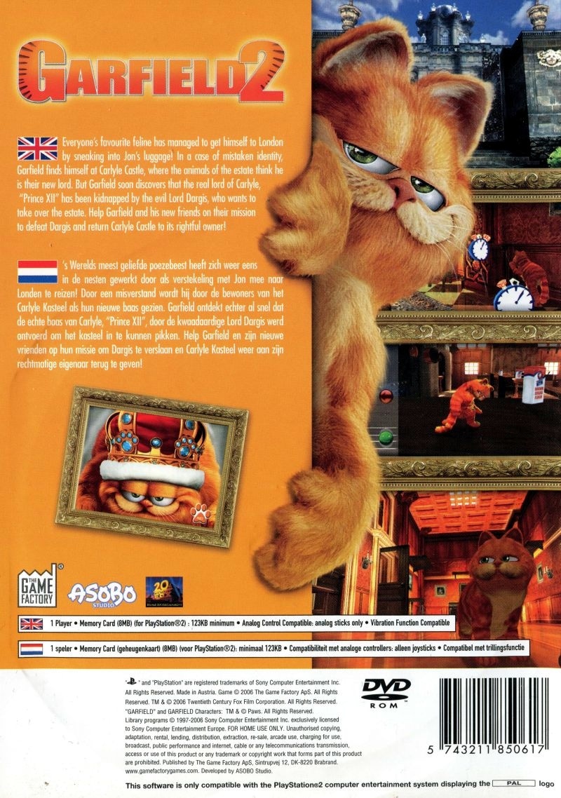 Capa do jogo Garfield: A Tail of Two Kitties