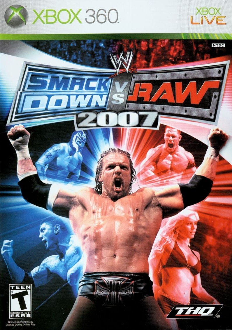 Capa do jogo WWE SmackDown vs. Raw 2007