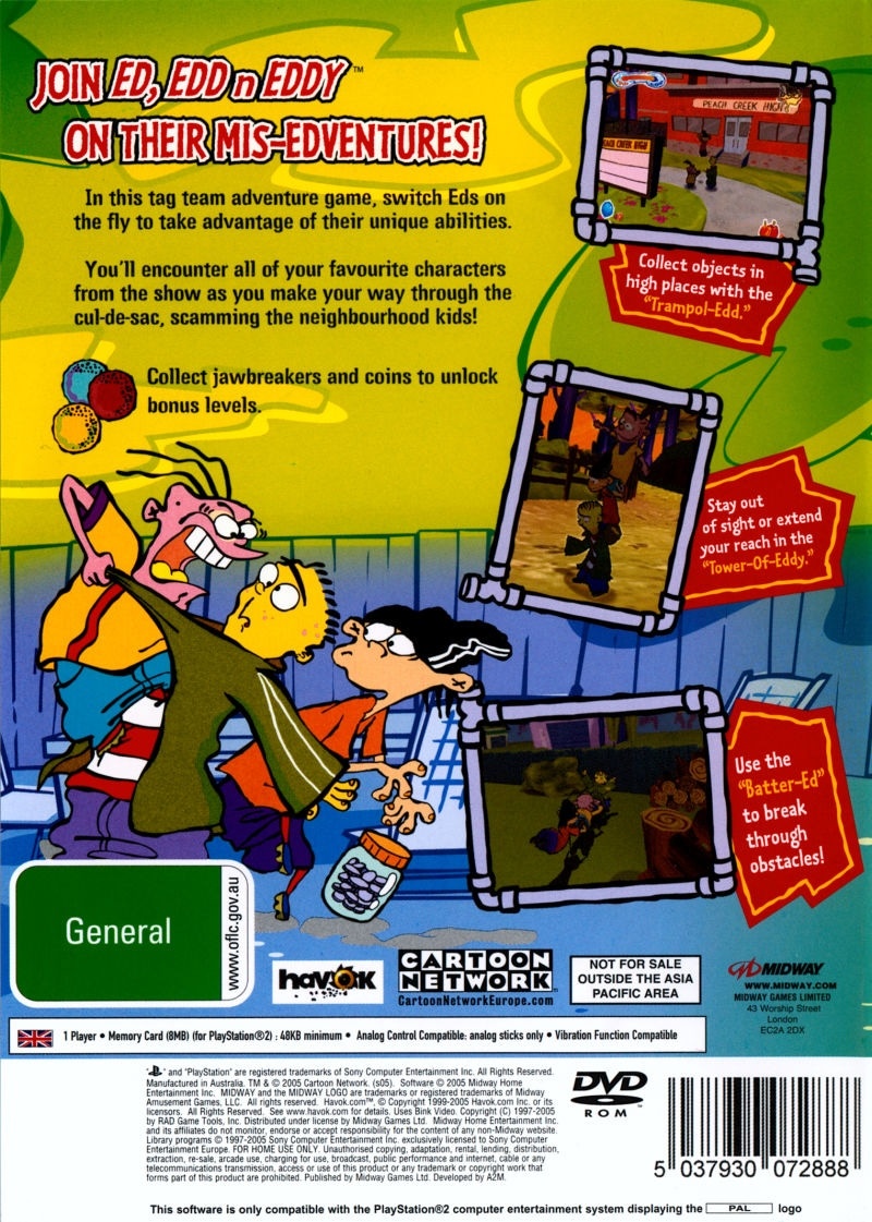 Capa do jogo Ed, Edd n Eddy: The Mis-Edventures