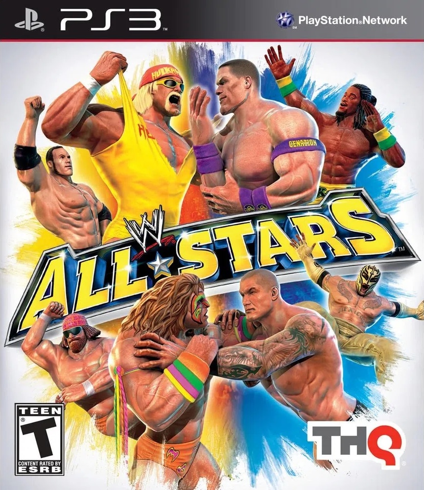 Capa do jogo WWE All Stars