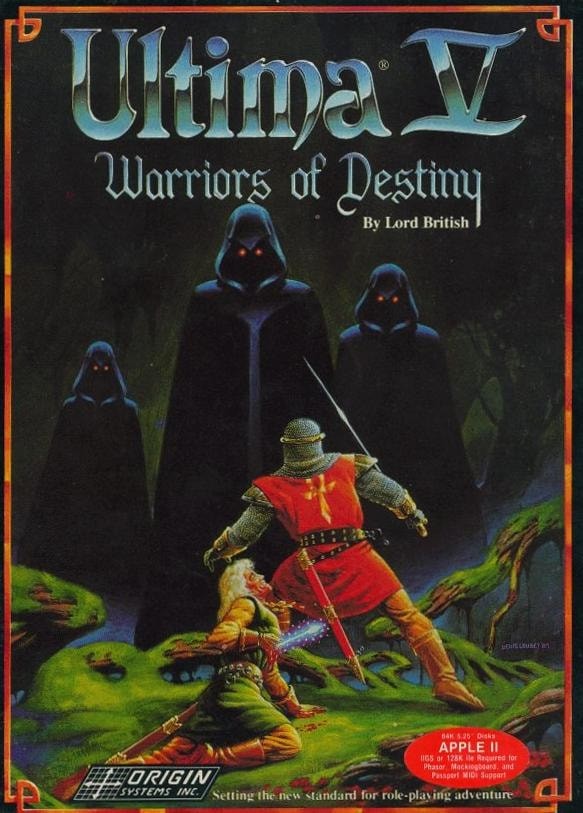 Capa do jogo Ultima V: Warriors of Destiny