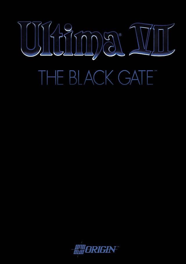 Capa do jogo Ultima VII: The Black Gate