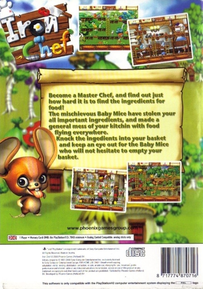 Capa do jogo Iron Chef