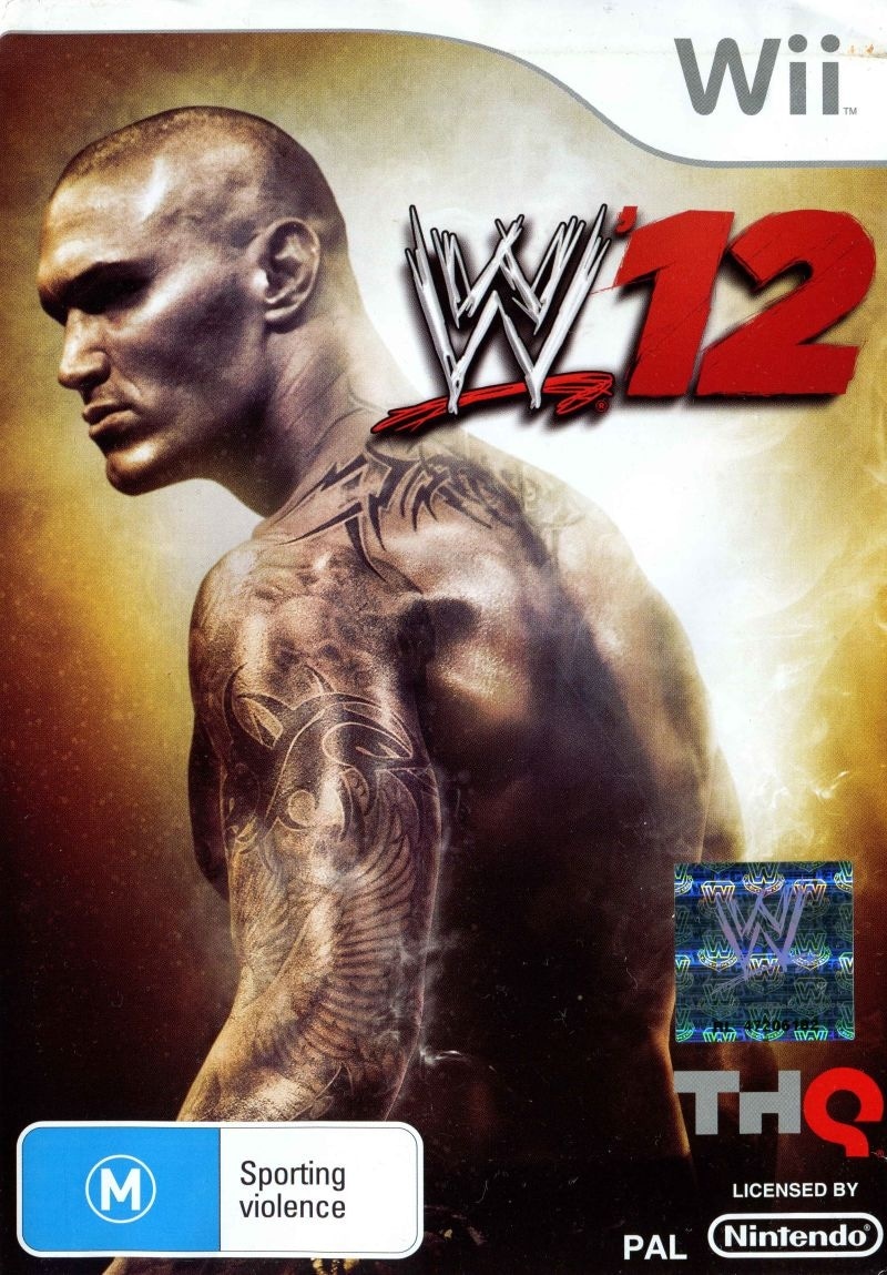 Capa do jogo WWE 12