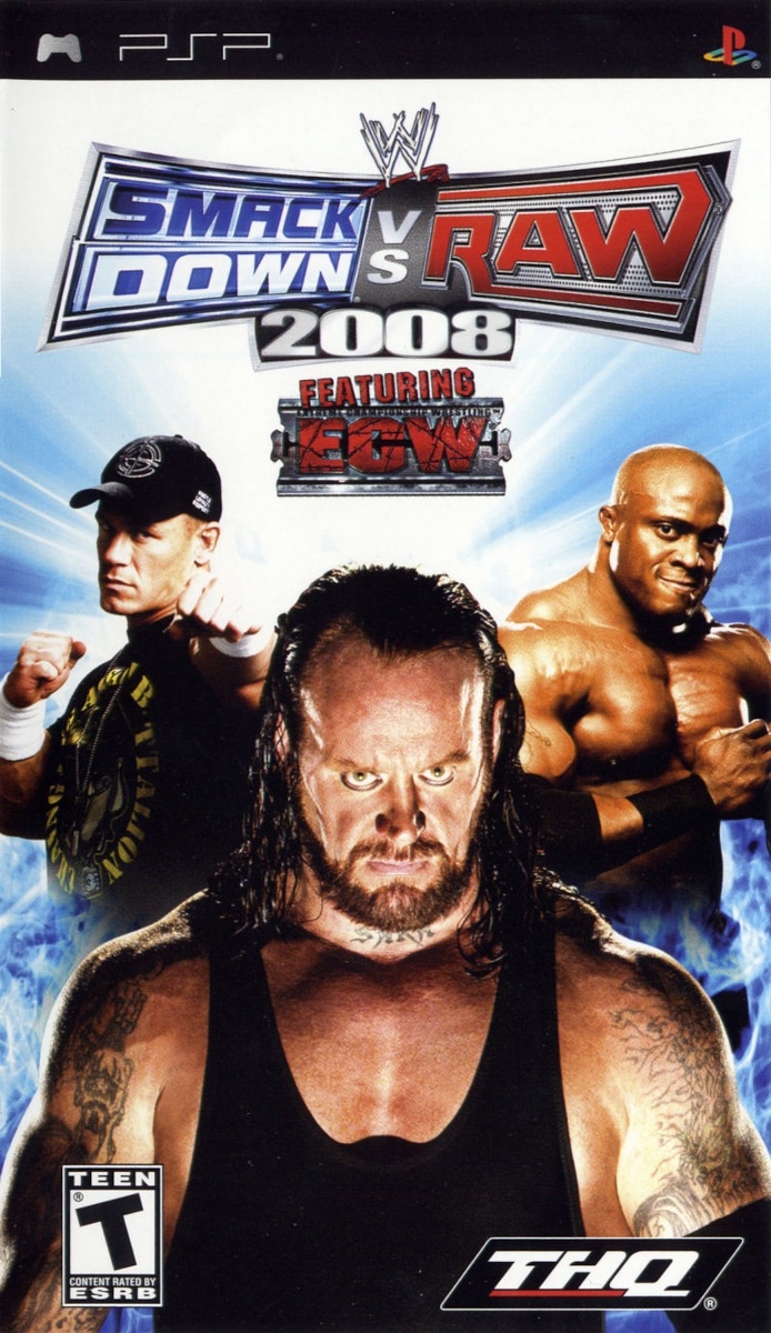 Capa do jogo WWE SmackDown vs. Raw 2008