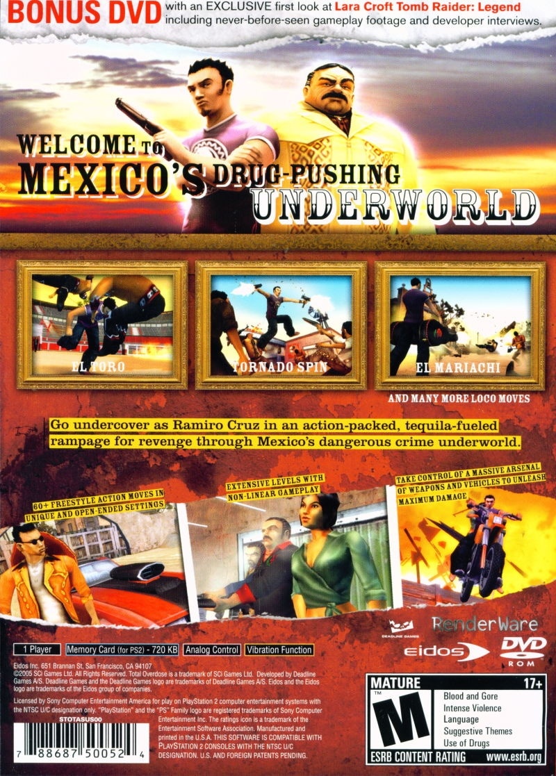 Capa do jogo Total Overdose: A Gunslingers Tale in Mexico