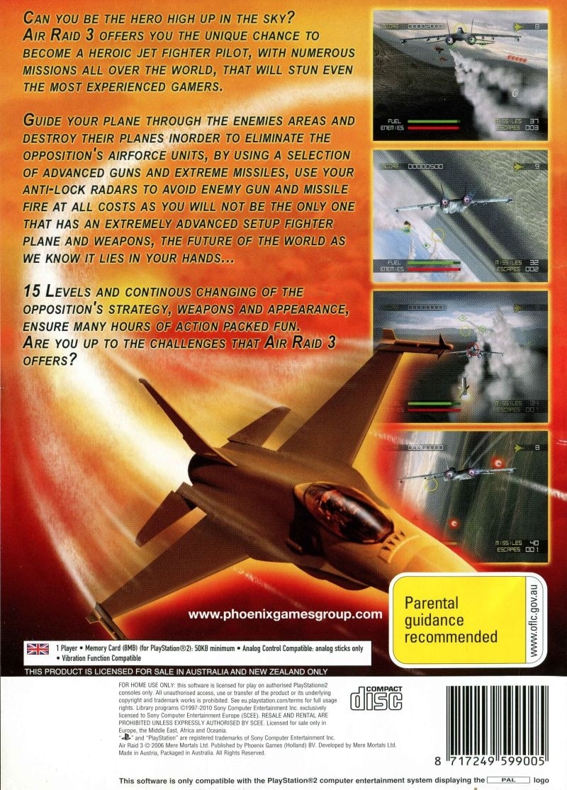 Capa do jogo Air Raid 3