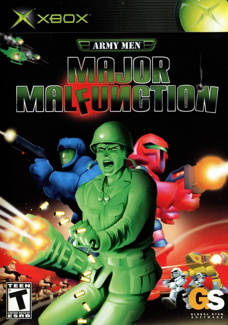 Capa do jogo Army Men: Major Malfunction