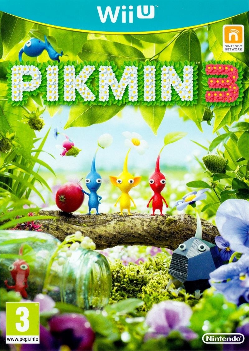 Capa do jogo Pikmin 3