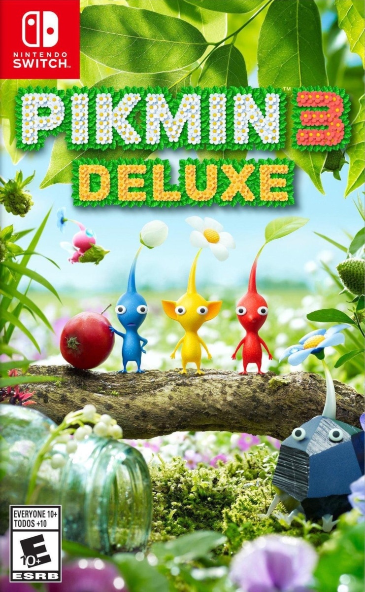 Capa do jogo Pikmin 3 Deluxe