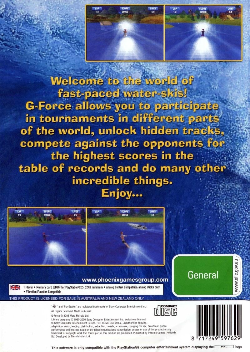 Capa do jogo G-Force