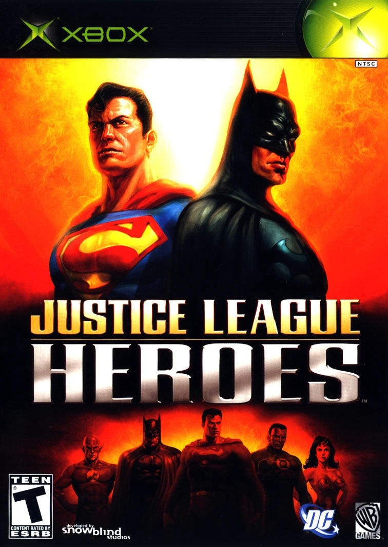 Capa do jogo Justice League Heroes