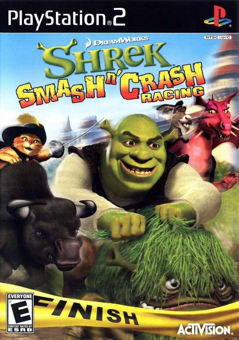 Capa do jogo Shrek Smash N Crash Racing