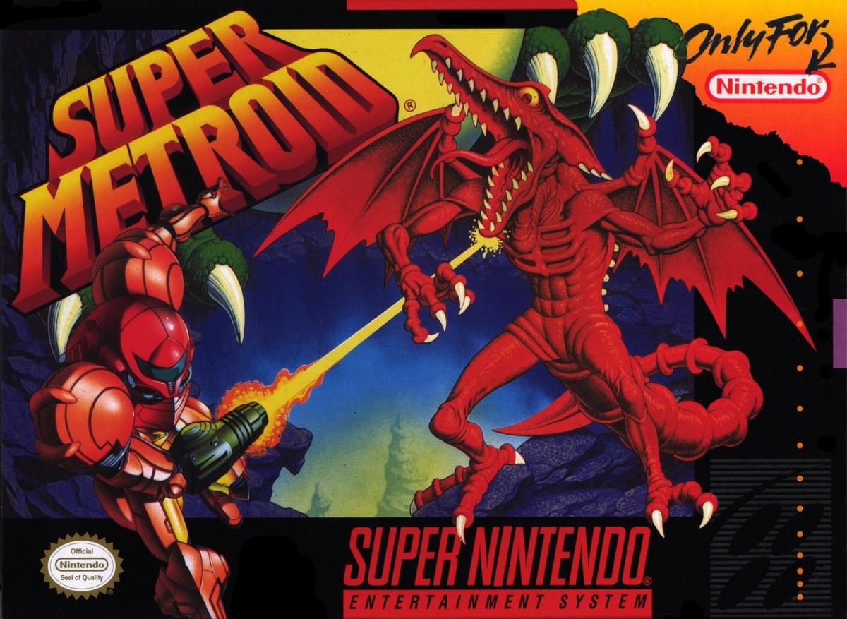 Capa do jogo Super Metroid