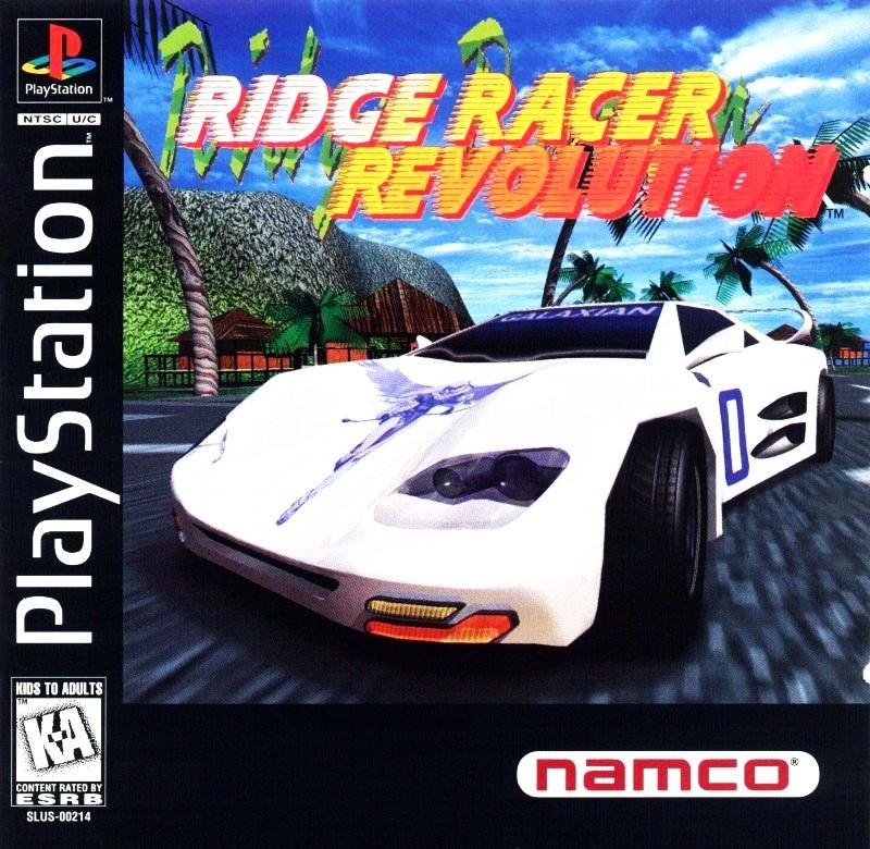 Capa do jogo Ridge Racer Revolution