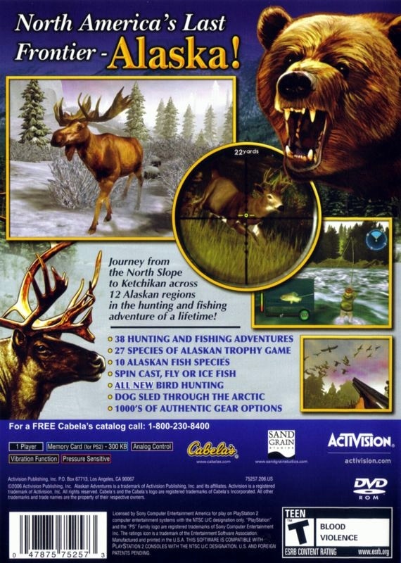 Capa do jogo Cabelas Alaskan Adventures