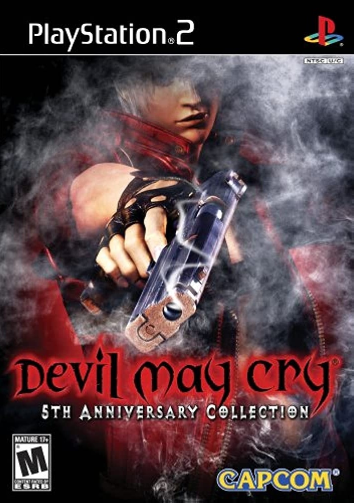 Capa do jogo Devil May Cry: 5th Anniversary Collection