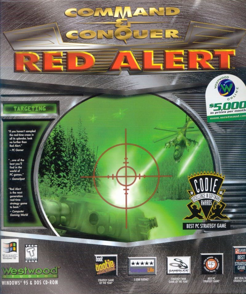 Capa do jogo Command & Conquer: Red Alert