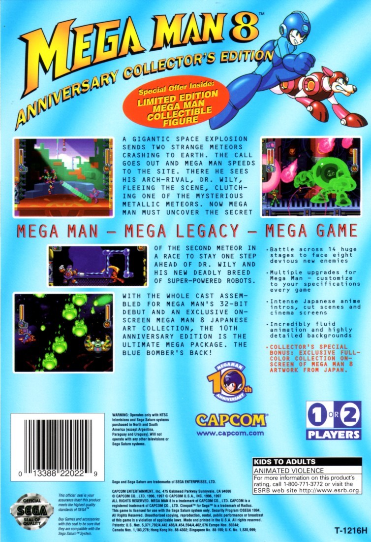 Capa do jogo Mega Man 8