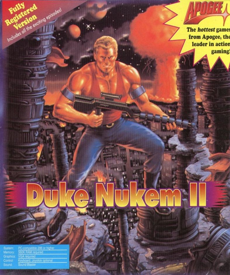 Capa do jogo Duke Nukem II