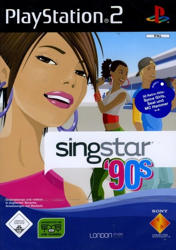 Capa do jogo SingStar: 90s