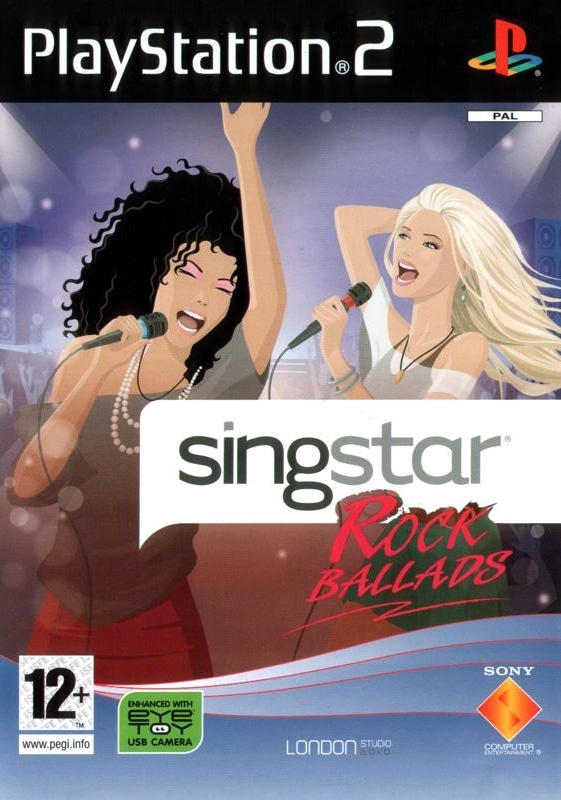 Capa do jogo SingStar: Rock Ballads