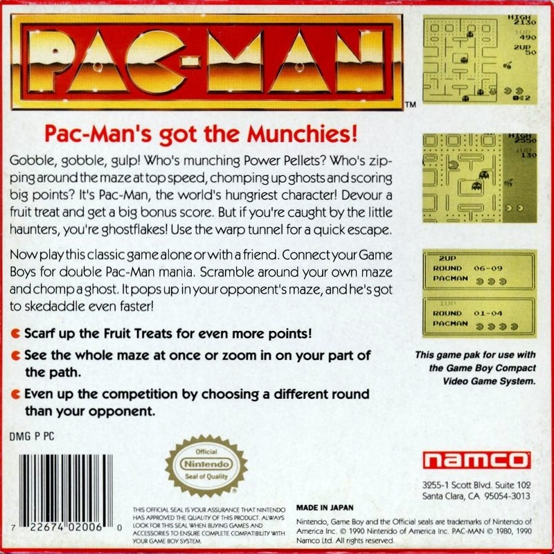 Capa do jogo Pac-Man