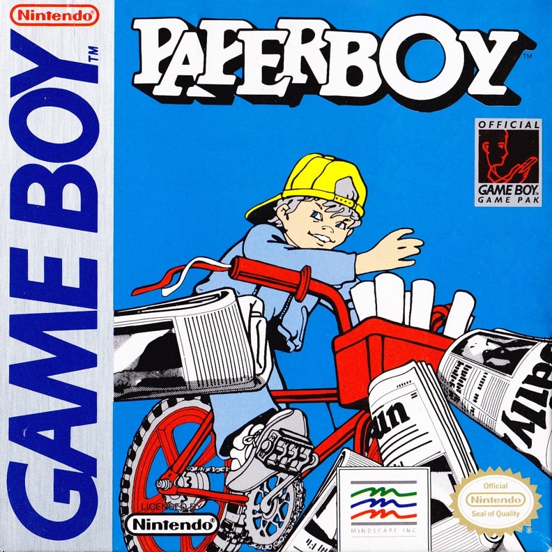 Capa do jogo Paperboy