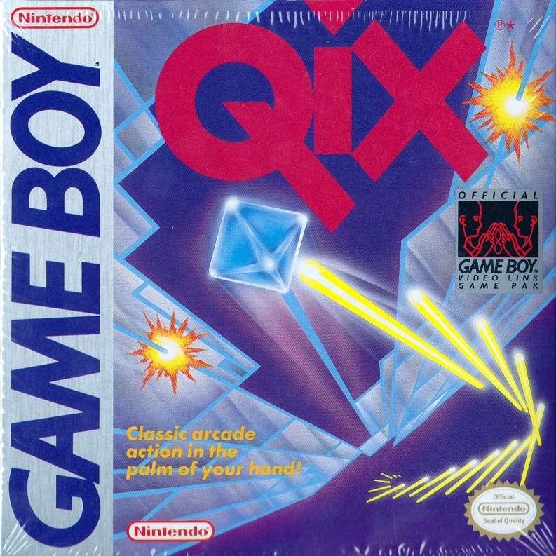 Capa do jogo QIX