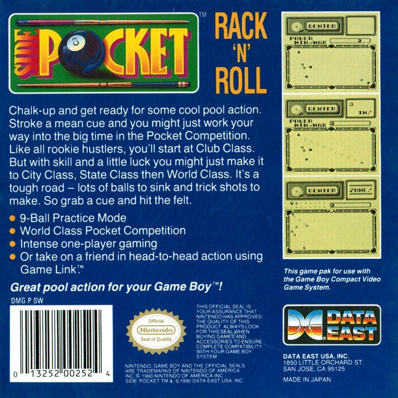 Capa do jogo Side Pocket