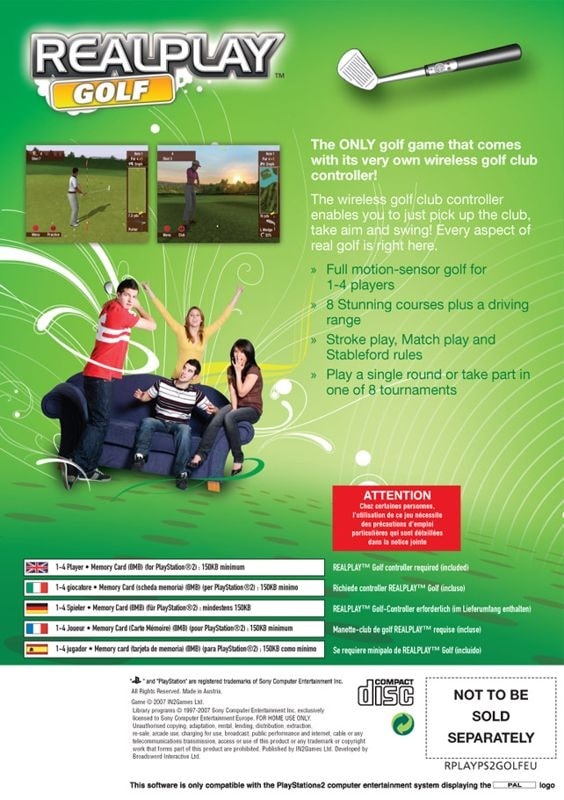 Capa do jogo REALPLAY Golf