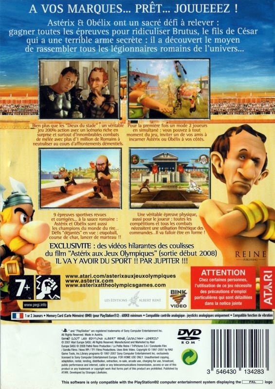Capa do jogo Asterix at the Olympic Games