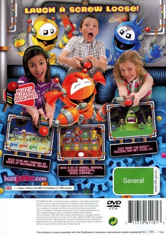 Capa do jogo Buzz! Junior: RoboJam