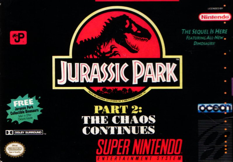 Capa do jogo Jurassic Park Part 2: The Chaos Continues
