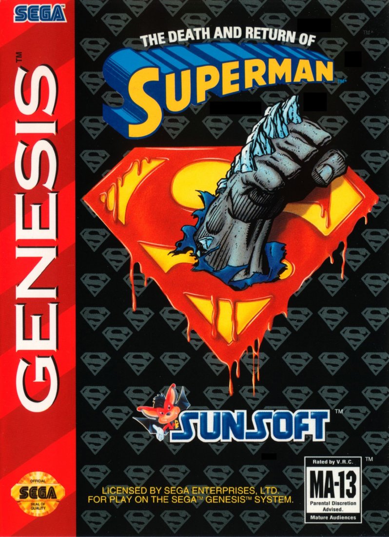 Capa do jogo The Death and Return of Superman