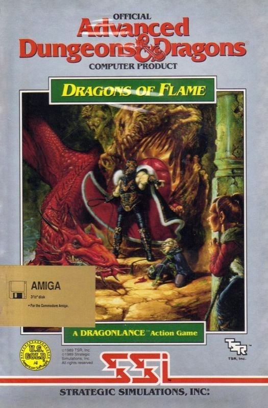 Capa do jogo Dragons of Flame