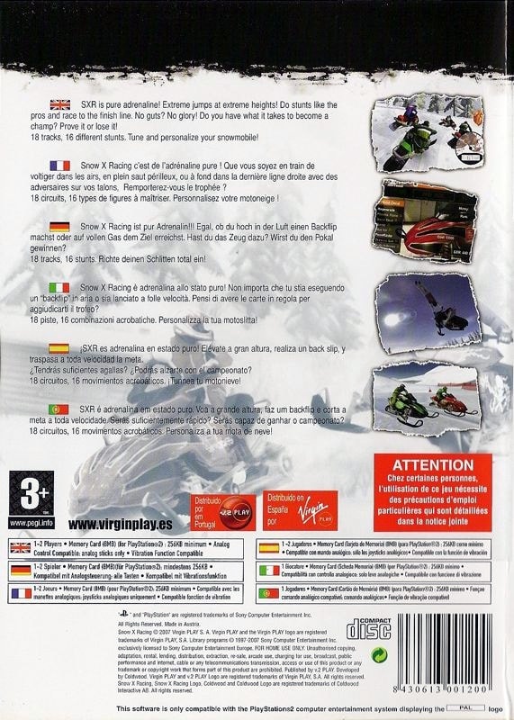 Capa do jogo Ski-Doo Snow X Racing