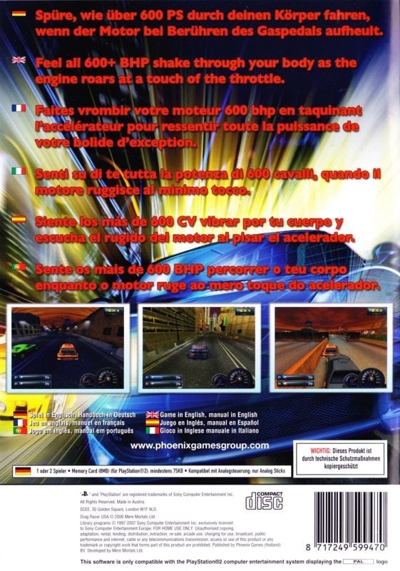 Capa do jogo Drag Racer USA