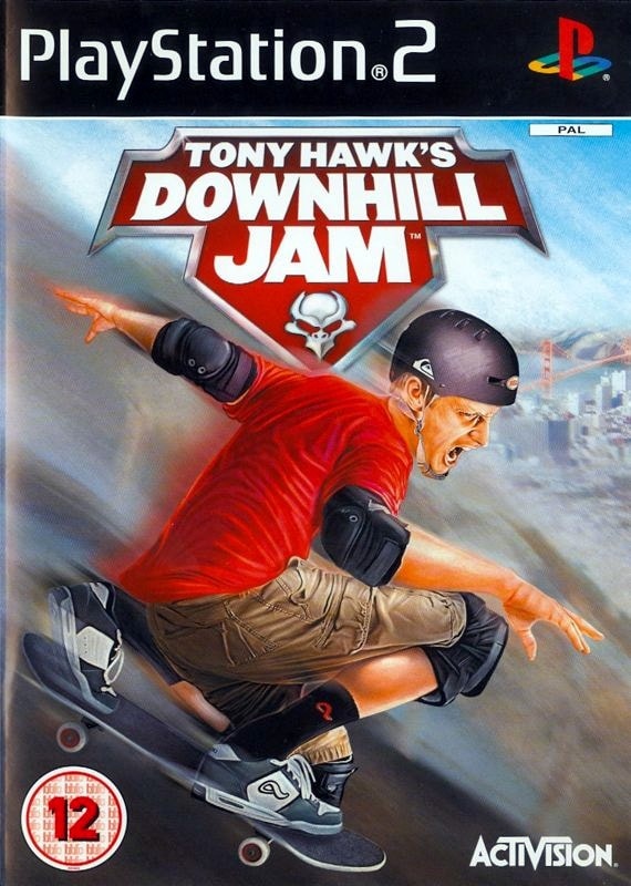 Capa do jogo Tony Hawks Downhill Jam