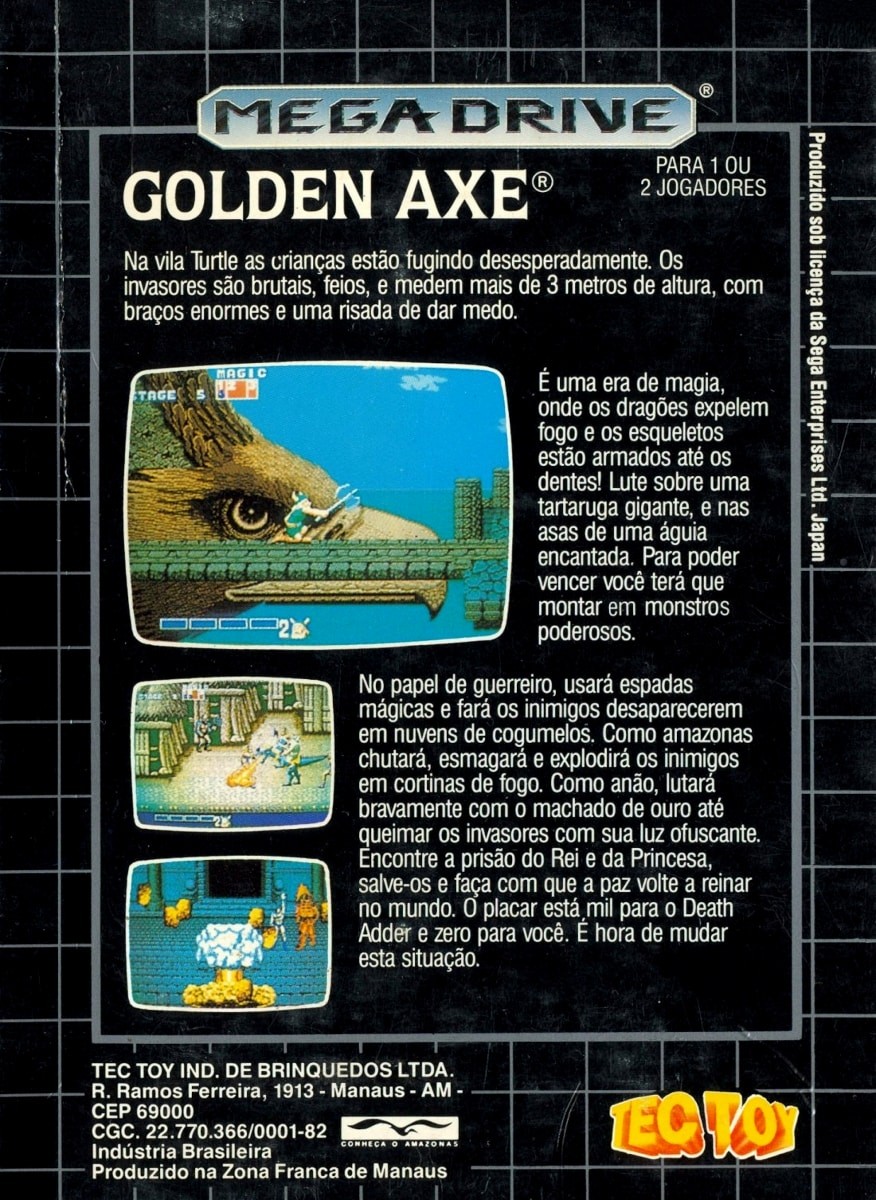 Capa do jogo Golden Axe