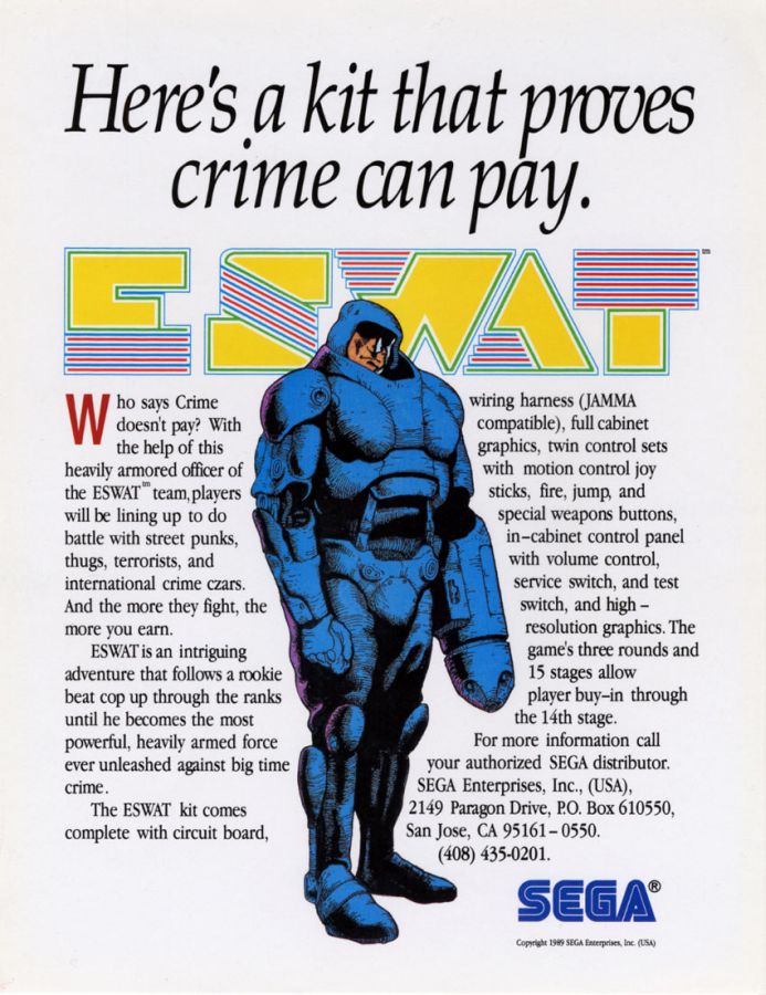 Capa do jogo Cyber Police ESWAT