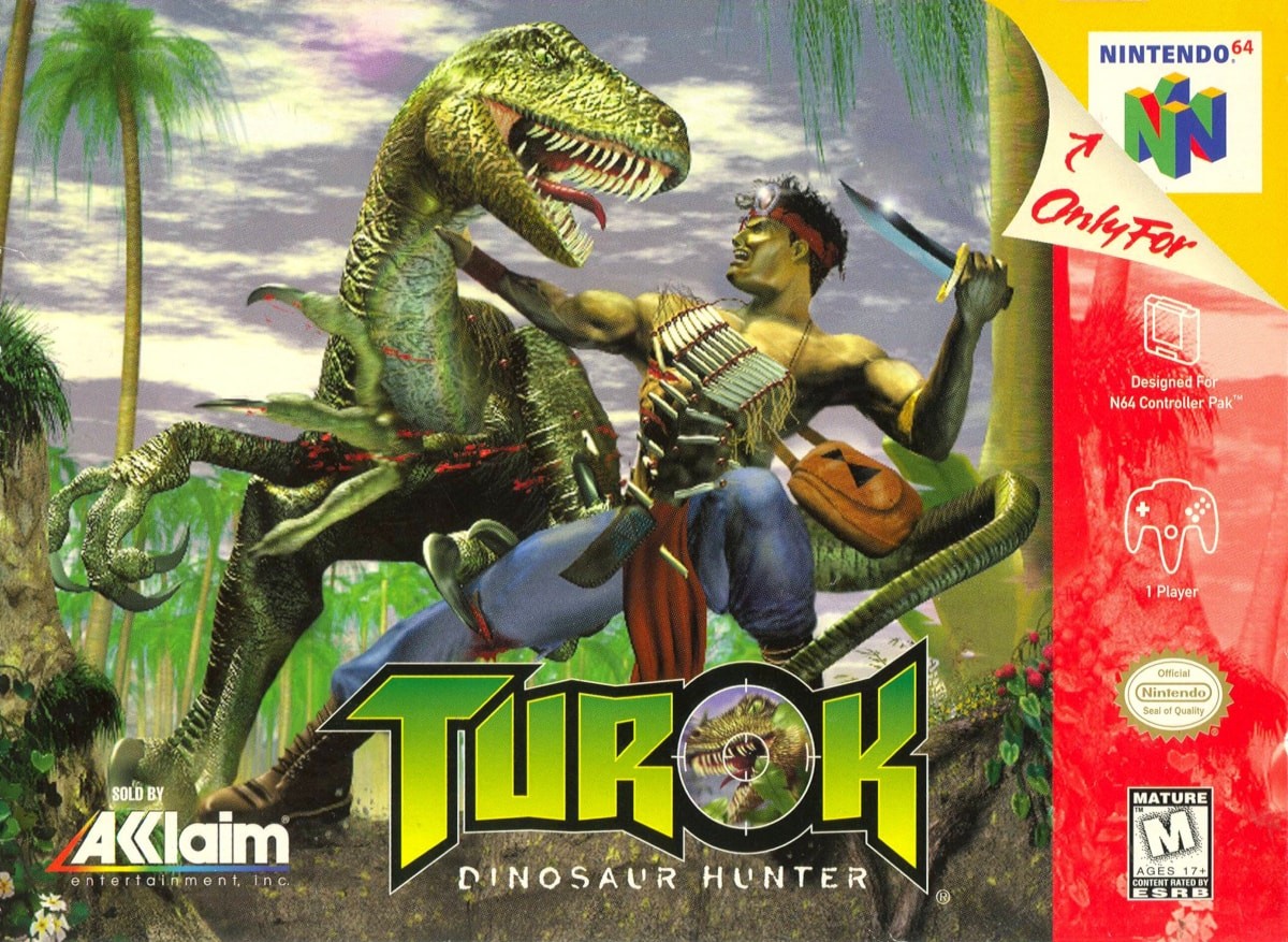 Capa do jogo Turok: Dinosaur Hunter