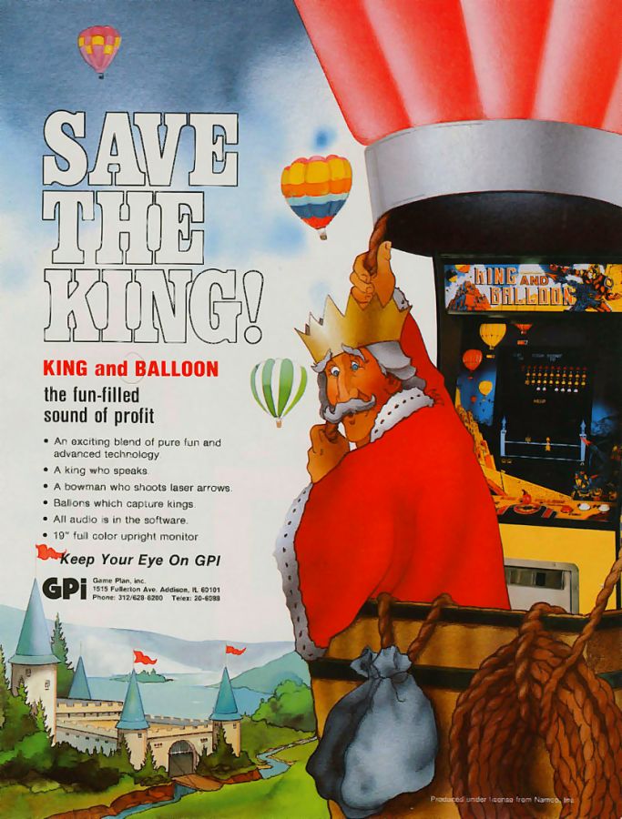 Capa do jogo King & Balloon
